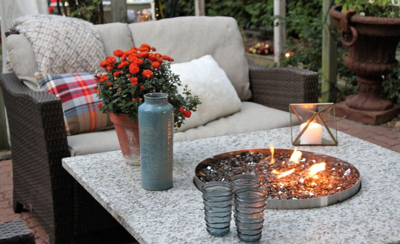 Fire Pit in Spring